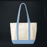 Impulse 2 color Tote DIY personalize impression<br><div class="desc">Style: Impulse Tote Choose our fancy two-color tote. It comes in multiple color combinations and is made from 12oz 100% cotton canvas. This attractive, large capacity tote looks great when you put your photos or designs on the pocket, yet it’s tough enough to stand up to stuffing, hauling and washing....</div>