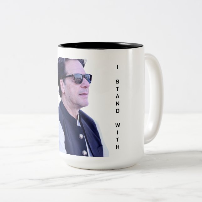IMRAN KHAN  Two-Tone COFFEE MUG (Front Right)