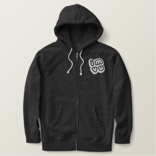 IMVU Embroidered Zip Hoody