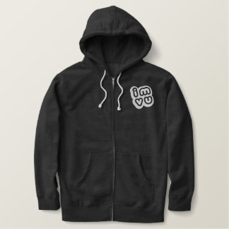 IMVU Embroidered Zip Hoody
