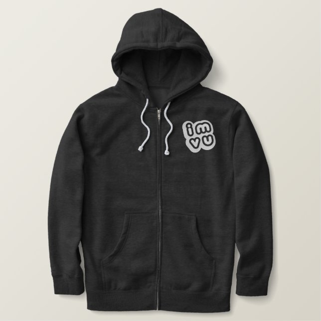 IMVU Embroidered Zip Hoody (Design Front)