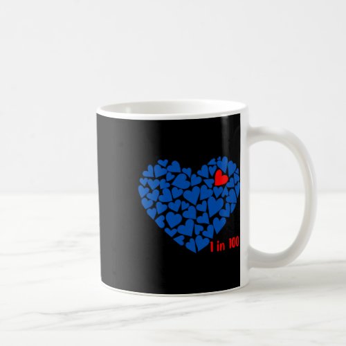 In 100 Congenital Heart Disease Awareness Chd Outf Coffee Mug