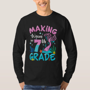 In 7th Grade Mermaid Back To School Girls School T-Shirt