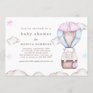 In a Cloud Baby Shower Invitation