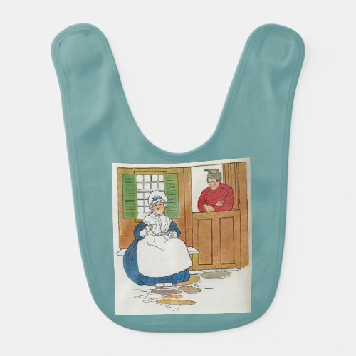 In a cottage in Fife Lived a man and his wife Baby Bib