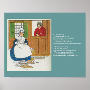 In a cottage in Fife Lived a man and his wife Poster