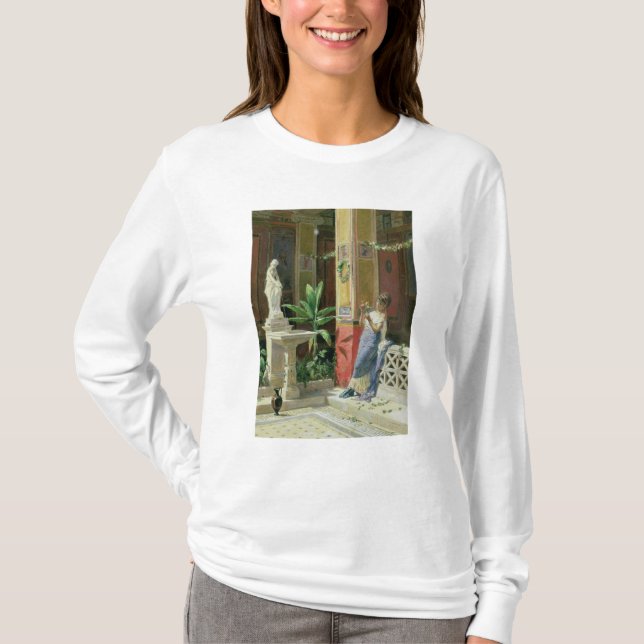 In a Courtyard in Pompeii, 1878 T-Shirt (Front)