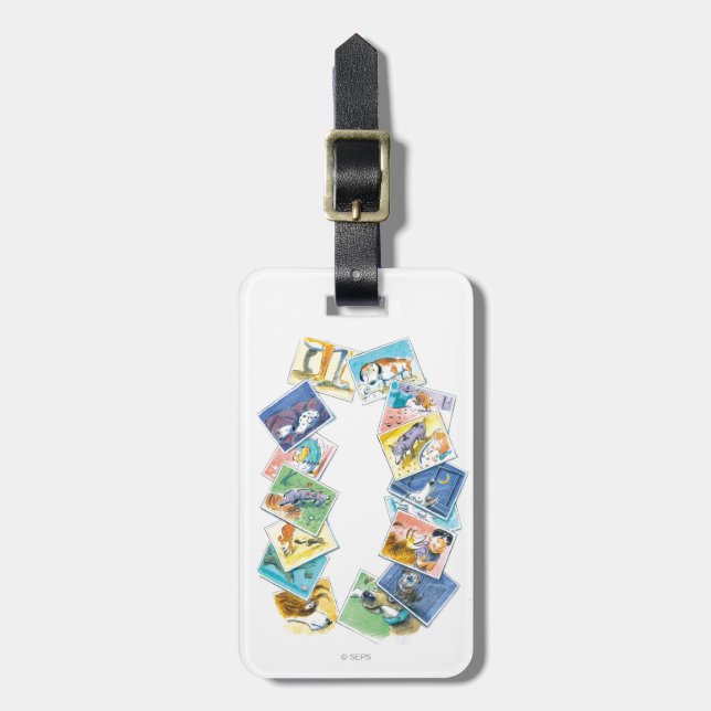 In a Dog's Life Luggage Tag (Front Vertical)