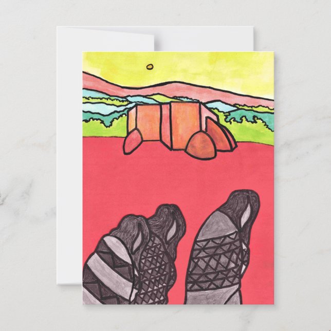 In a dream, Taos, New Mexico. Magnetic Invitation (Front)