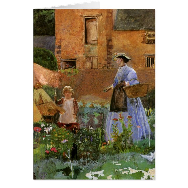 In a Garden at Cookham by George John Pinwell (Front)