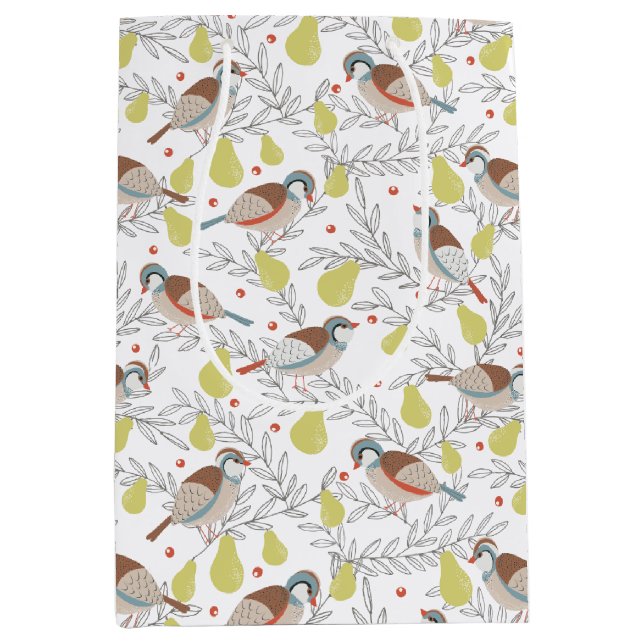 In a Pear Tree Medium Gift Bag (Front)