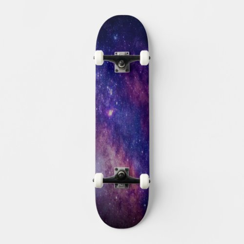 In A Perfect Galaxy Skateboard