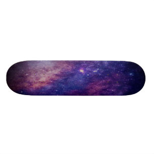 In A Perfect Galaxy Skateboard