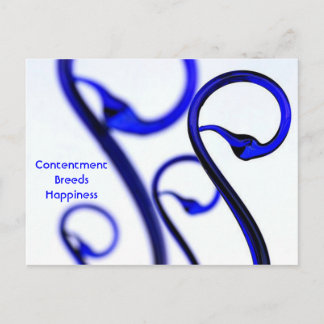 In a Prayer..., Contentment Breeds Happiness Postcard