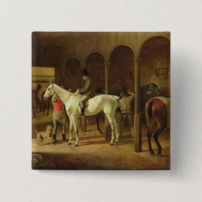 In a Stable Button (Front)