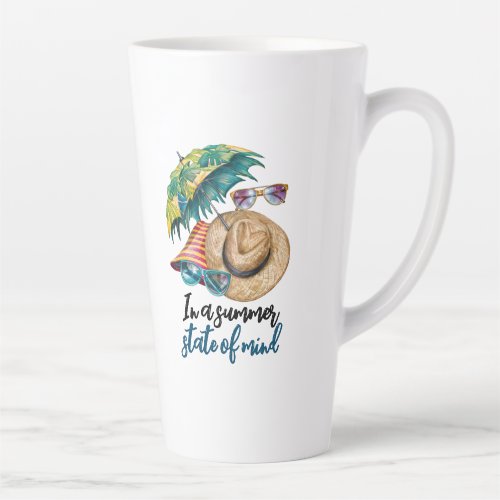 In a summer state of mind latte mug