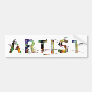 In A Word: Artist Bumper Sticker