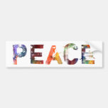 In A Word: Peace Bumper Sticker