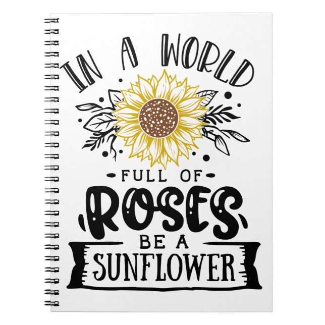 In a world full of roses .. notebook (Front)