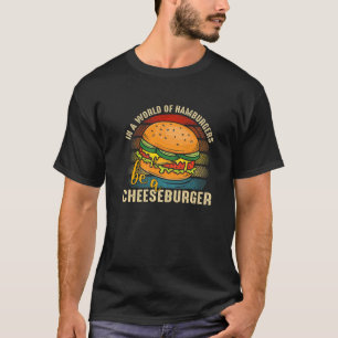 In A World Of Hamburgers Be A Cheeseburger T-Shirt