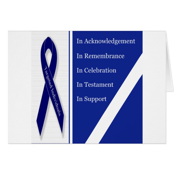 In Acknowledgement In Remembrance In Celebration I Greeting Cards