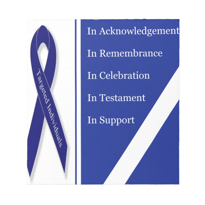 In Acknowledgement In Remembrance In Celebration I Memo Notepad