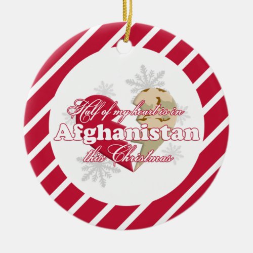 In Afghanistan this Christmas Round Ornament