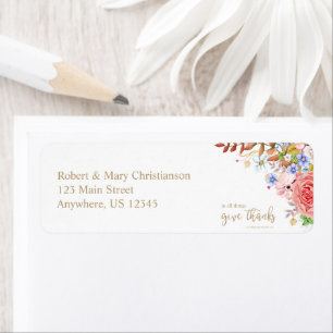 In All Things Give Thanks - 1 Thes 5:18 Label