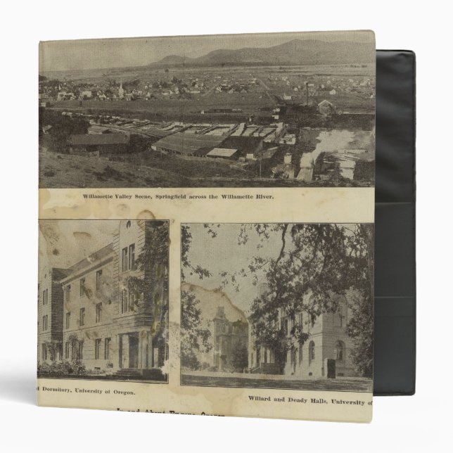 In and about Eugene, Oregon 3 Ring Binder (Front/Inside)