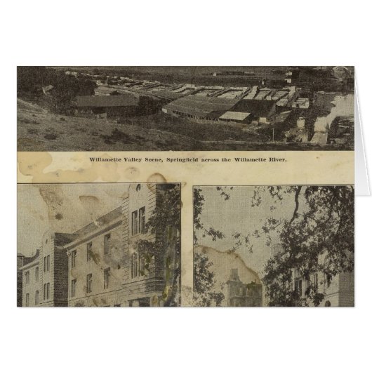 In and about Eugene, Oregon Cards (Front Horizontal)