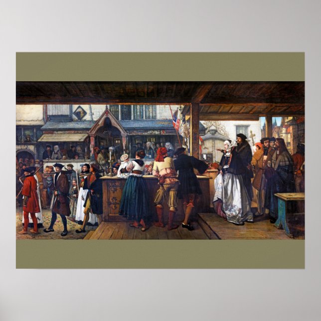 In Antwerp (Belgium), Albrecht Durer Poster (Front)