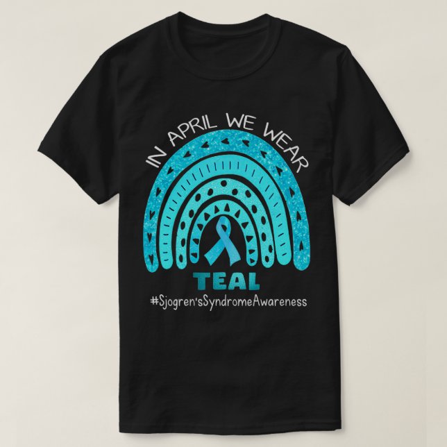 In April Sjogren's Syndrome Awareness  T-Shirt (Design Front)