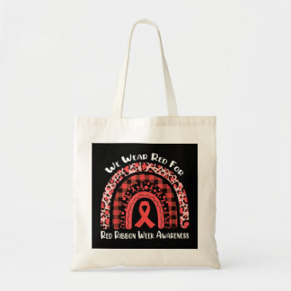 In April Wear Red Instead Autism-Acceptance  Tote Bag