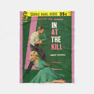 In At the Kill pulp novel cover Fleece Blanket
