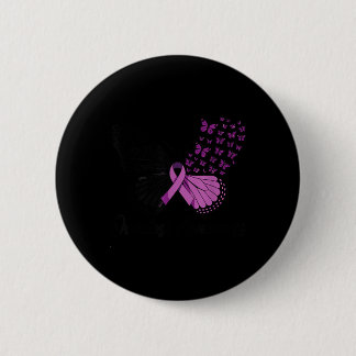 In August Wear Purple Overdose Awareness Purple Button