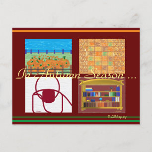 In Autumn Season 2021 Postcard