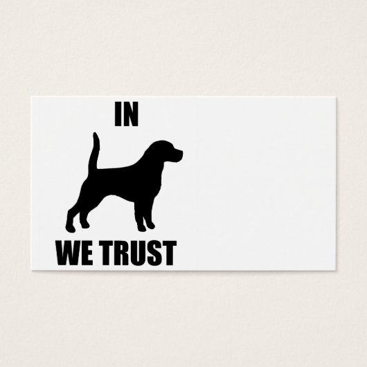in beagle we trust (Front)
