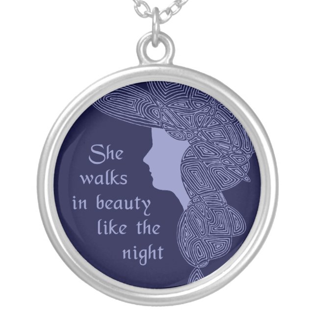 In Beauty Silver Plated Necklace (Front)