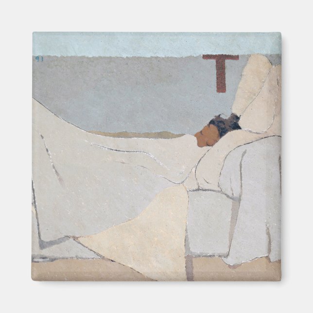 In Bed, Edouard Vuillard Magnet (Front)