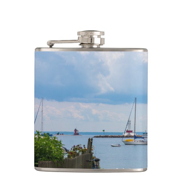 In Between Houses Flask (Front)