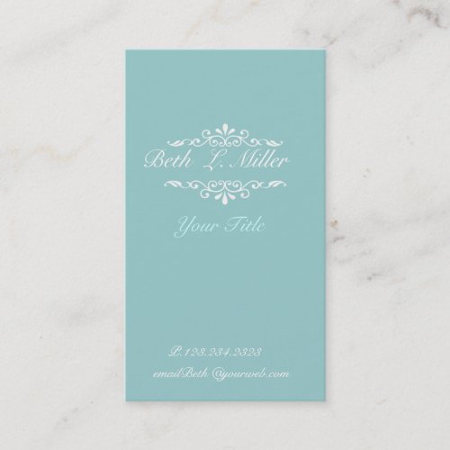 Modern Classic Artistic Professional Elegant Business Card Template