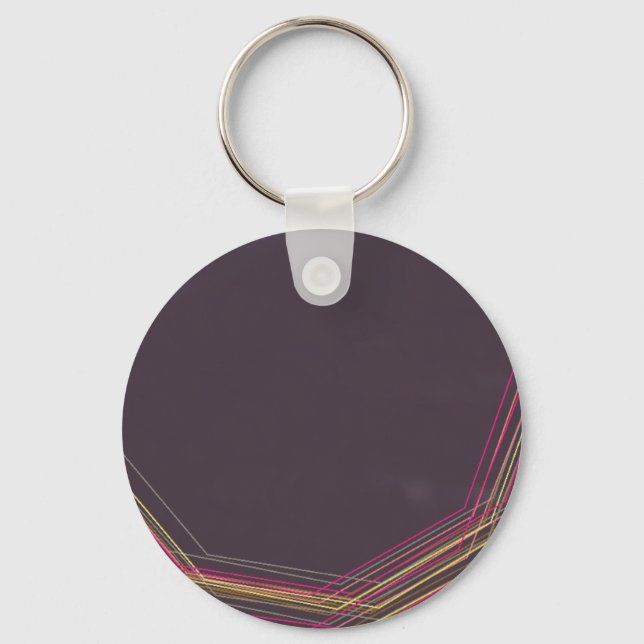 in black 0900 abstract art keychain (Front)