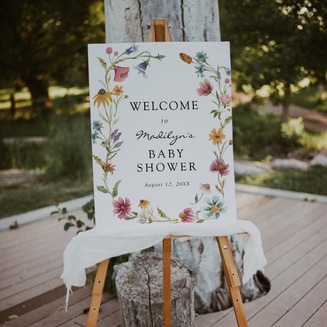 In Bloom Baby Shower Welcome Sign (Creator Uploaded)