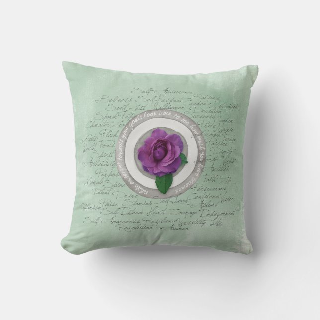 In Bloom Throw Pillow (Front)