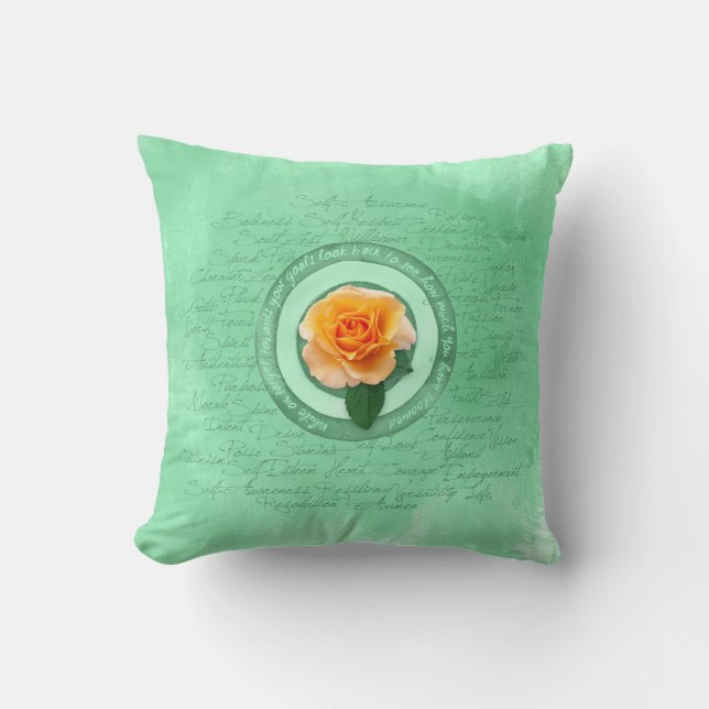 In Bloom Throw Pillow (Front)