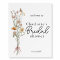 In Bloom Wildflower Bridal Shower Welcome Sign