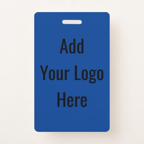 In Blue Color Personalised Your  Badge 