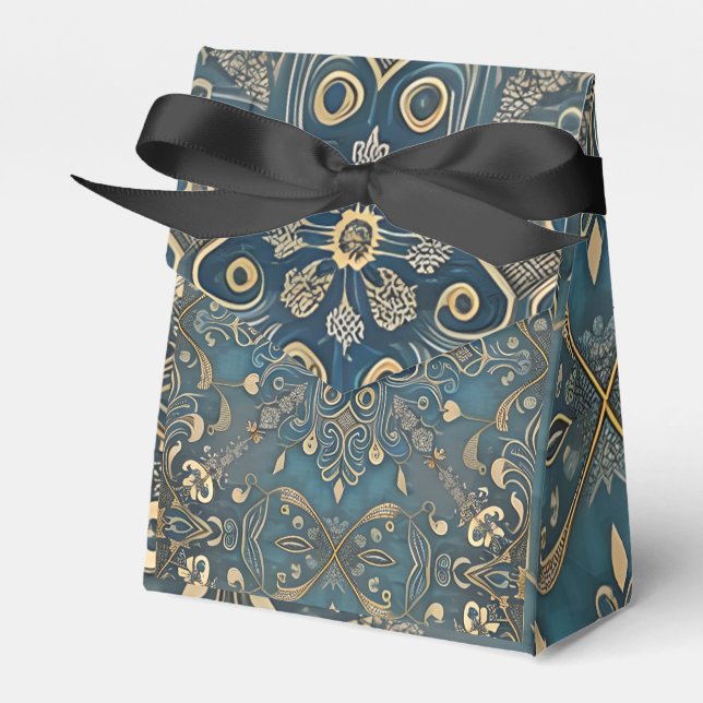 in blue favor boxes (Front Side)