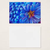 In blue , profile card (Front & Back)