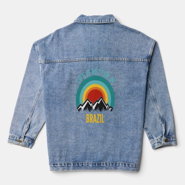 in Brazil Brazil Denim Jacket (Back)